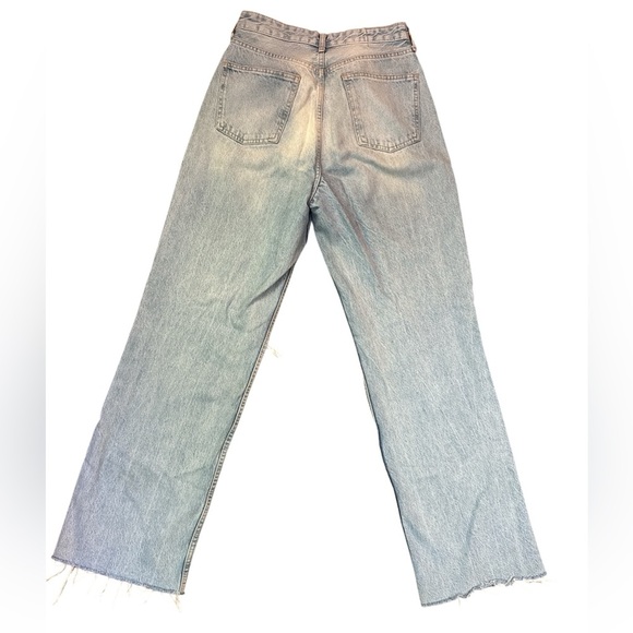 Zara Light Blue Distressed Jeans sz 10 - Picture 3 of 3